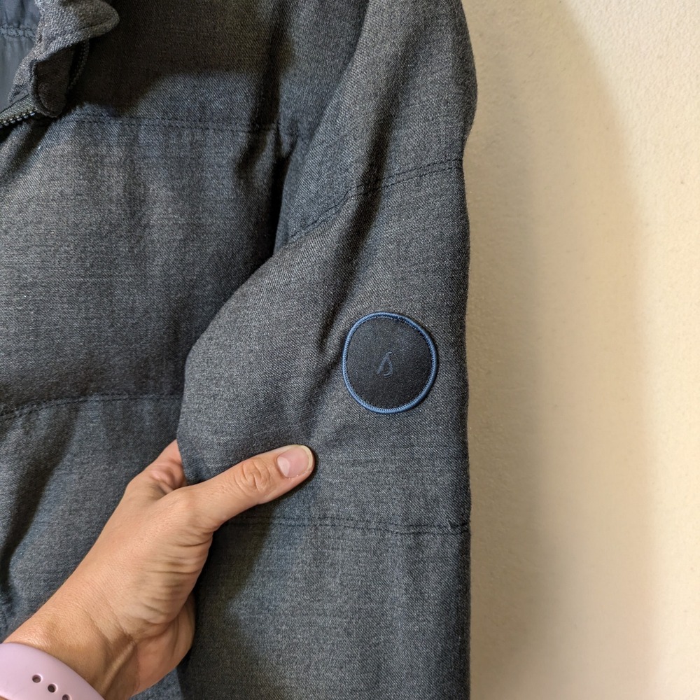 Allbirds The Puffer Jacket XL Grey Merino Wool Sustainable Winter Coat Gorpcore - Picture 5 of 13
